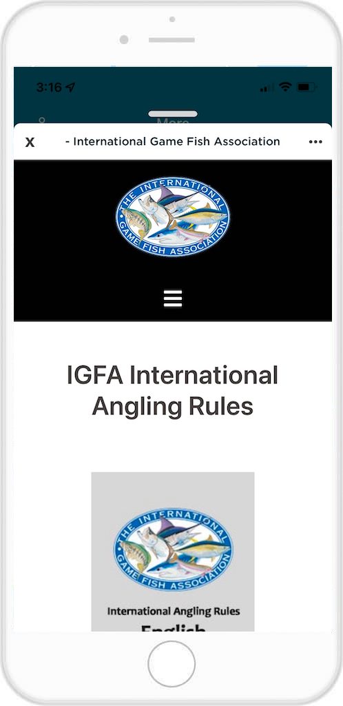 Rules and Equipment Regulations – Game Fishing Association of